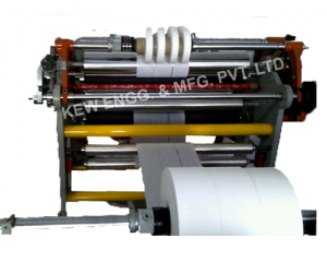 Unwinder Rewinder Machine with Web Guiding System